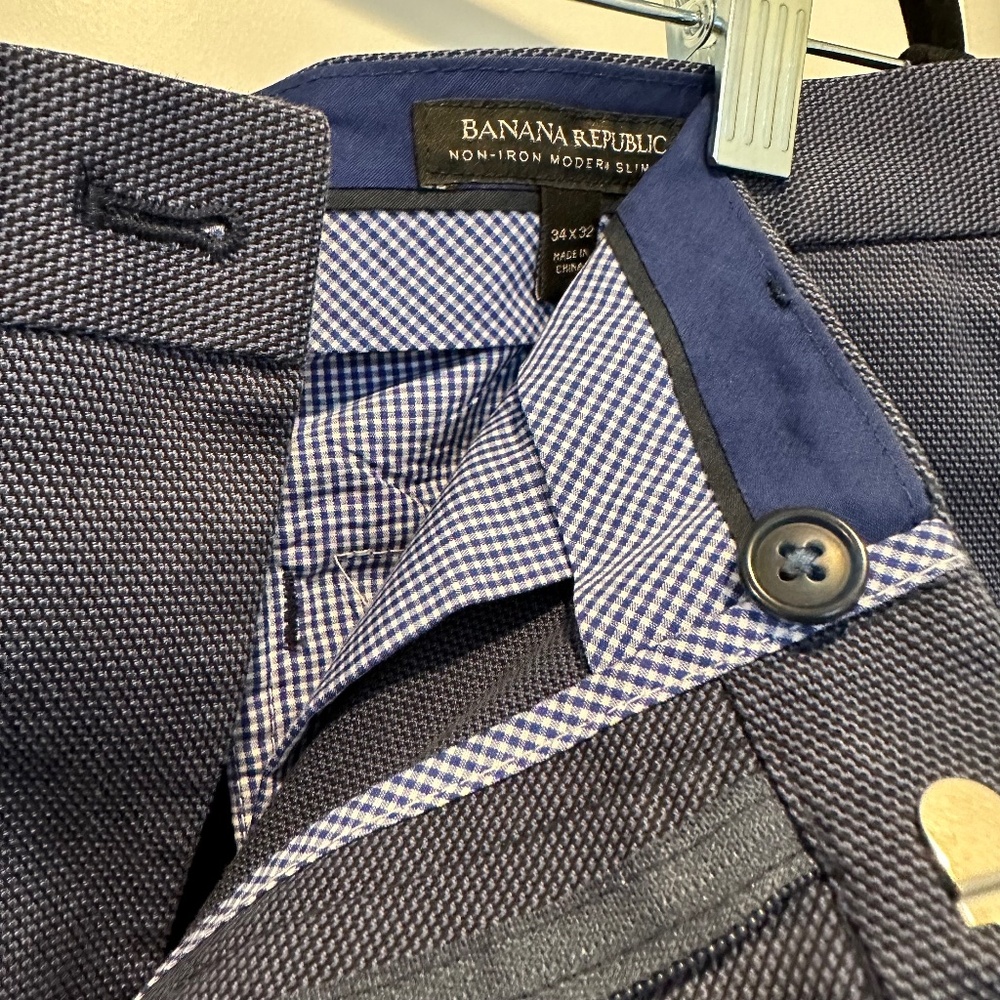 Men's Banana Republic Non-Iron Slim Fit Trousers